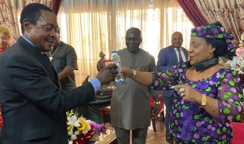 MAYORS of Momo Division this April 2025, converged at the Yaounde residence of H.E Minister Justice Mbah Acha Rose Fomundam..
