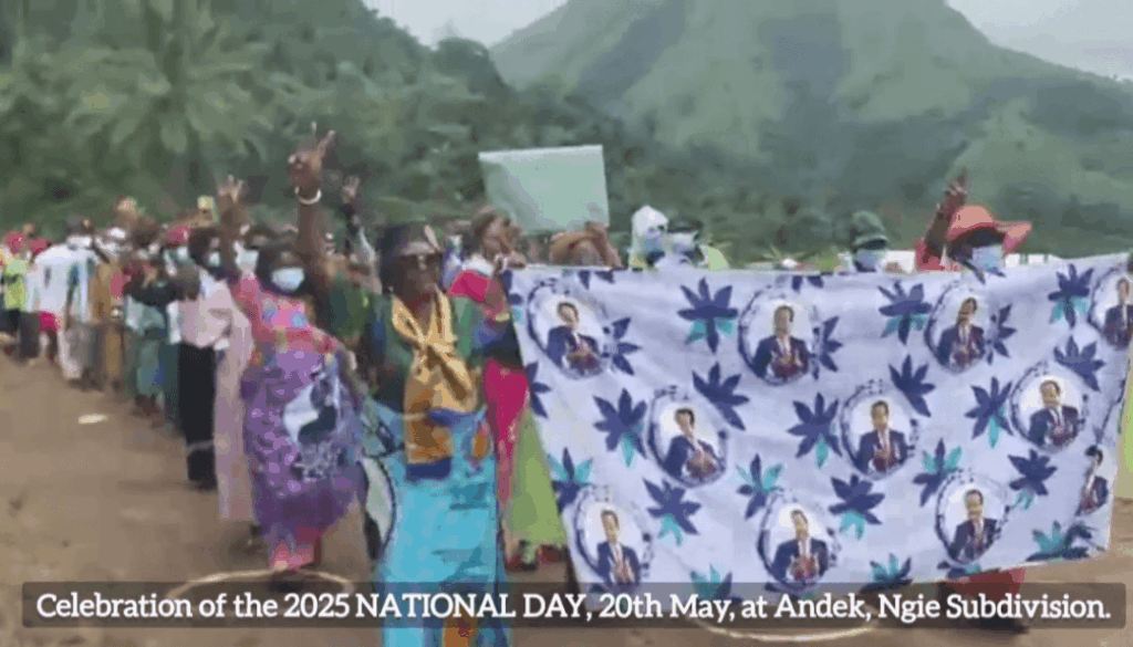 Celebration of the 2025 NATIONAL DAY, 20th May, at Andek, Ngie Subdivision