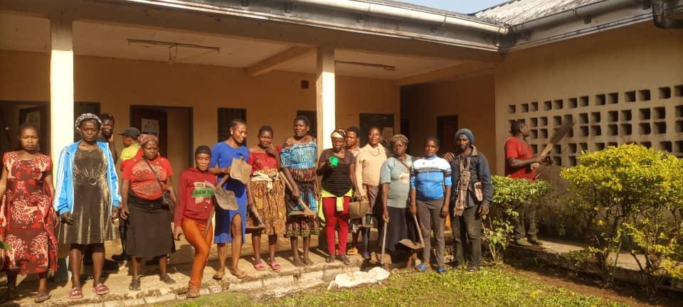 in line with the keeping of public places clean by SAFETY NET beneficiaries.