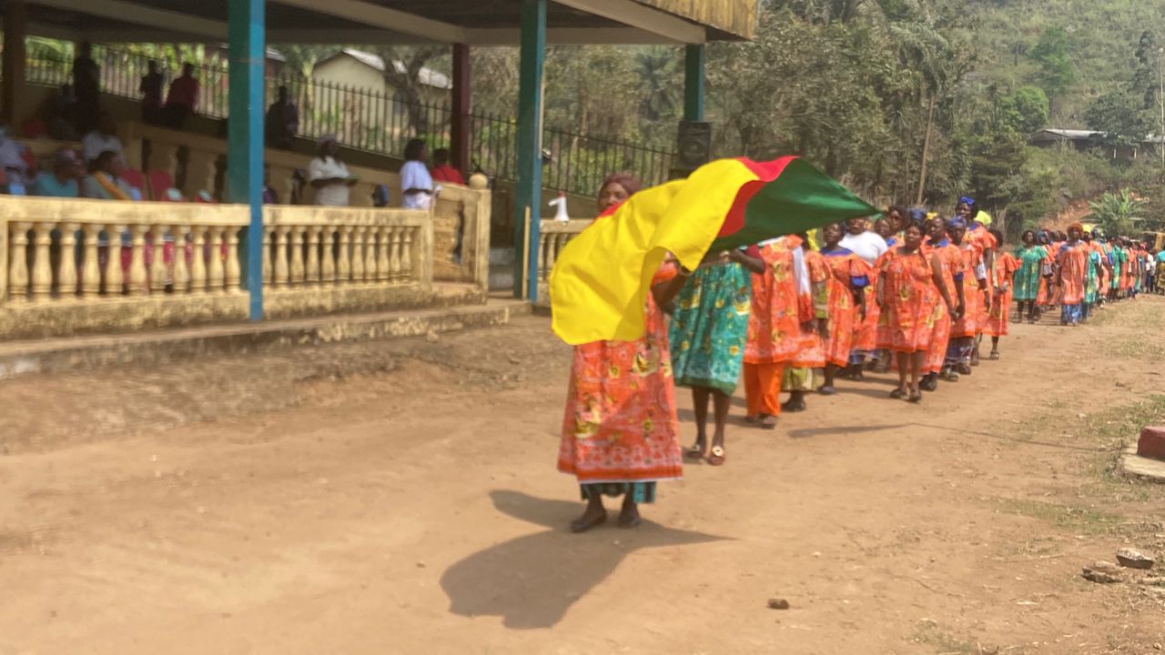 Women's celebration in Ngie sub Division (Andek Council)