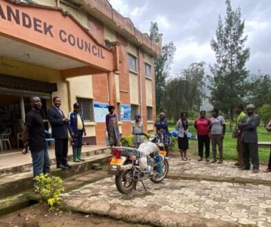 Andek council has purchased a new motorcycle to enhance council activities on the field.