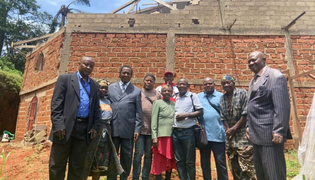 Lord Mayor of Andek council, Mr. Ubangoh HELLY, on Wednesday, 8th April, 2026, visited a disaster zone in Bonambufei Village.