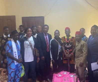THE PEOPLE OF BASIC-MEMGOM SAY THANK YOU TO MAYOR UBANGOH HELLY FOR HIS DEVELOPMENT EFFORTS IN THE LOCALITY