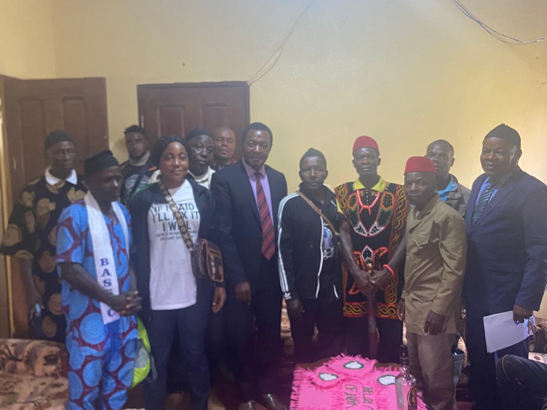 THE PEOPLE OF BASIC-MEMGOM SAY THANK YOU TO MAYOR UBANGOH HELLY FOR HIS DEVELOPMENT EFFORTS IN THE LOCALITY